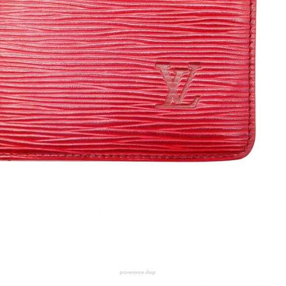 ๐ด Louis Vuitton Long Wallet - Red Epi Leather - Picture 6 of 8